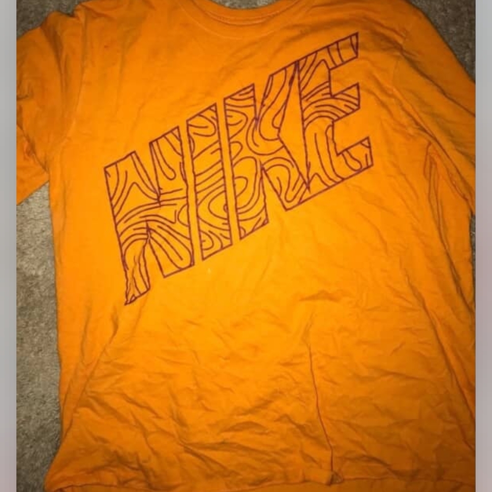 Nike Men's Tee in Vibrant Orange Size XL
